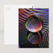 Tartan Glass Ball Briefkaart (Voorkant / Achterkant)