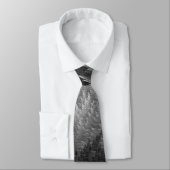 Tartan gris acier en plume Motif Cravate (Attaché)