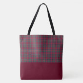 Tartan Grote Canvas tas (Voorkant)