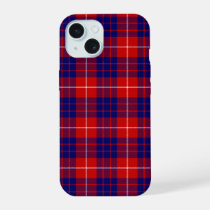 tartan Hamilton rouge bleu violet carreaux