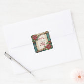 TARTAN HANDFASTING STICKERS VOOR FAVORS ENVELOPES (Envelop)