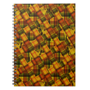 Tartan Highland Koe Design Notitieboek