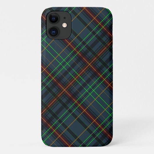 Tartan in blauw, oranje, groen... Case-Mate iPhone case (Achterkant)
