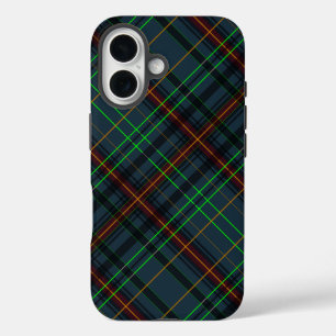 Tartan in blauw, oranje, groen... iPhone 16 hoesje