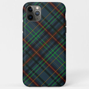 Tartan in blauw, oranje, groen... iPhone 11 pro max hoesje