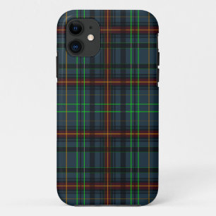 Tartan in blauw, oranje, groen... iPhone 11 hoesje