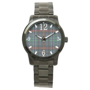 Tartan in blauw, oranje, groen... horloge