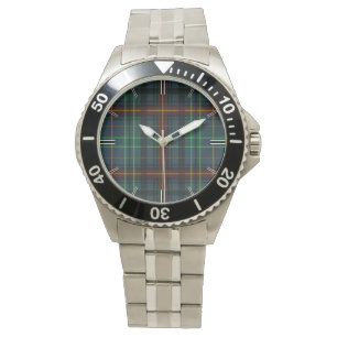 Tartan in blauw, oranje, groen... horloge