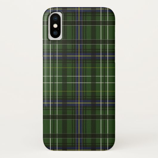 Tartan in groen Case-Mate iPhone case (Achterkant)