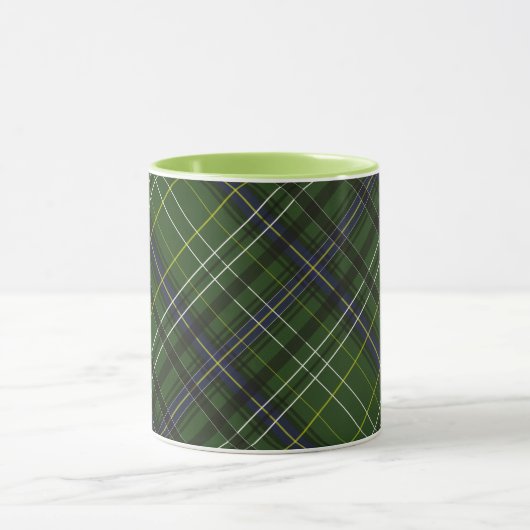 Tartan in groen mok (Midden)