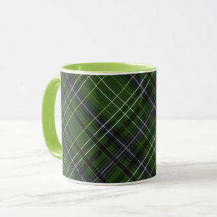 Tartan in het groen mok