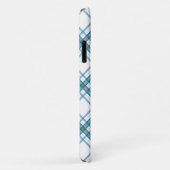 Tartan in turquoise... Case-Mate iPhone case (Achterkant/rechts)