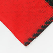 Tartan Kleur Rood Gibney Het Museum Zazzle Fleece Deken (Hoek)