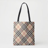 Tartan Layered Checker Tote Bag (Voorkant)