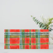TARTAN MAC BAIN 4x9 Carte plate / Horizontal (Debout devant)
