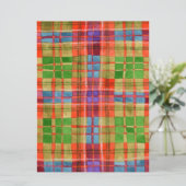 TARTAN MAC RAE 6,5x8,75 Carte plate / Verticale (Debout devant)
