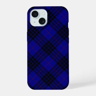 tartan MacKay bleu carreaux noir