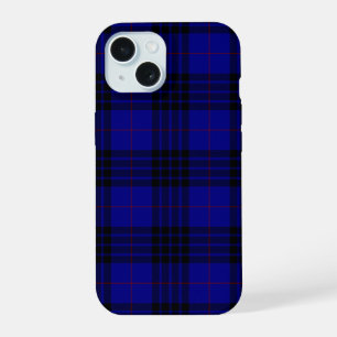 tartan MacKay bleu carreaux noir
