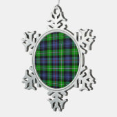 Tartan MacKenzie Tin Sneeuwvlok Ornament (Rechts)