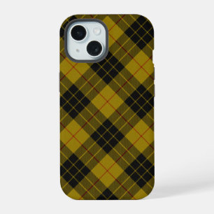 tartan MacLeod jaune plaid noir