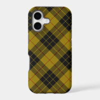 tartan MacLeod jaune plaid noir