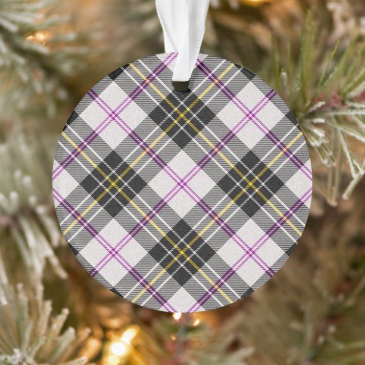 Tartan Macpherson Robe Blanc et Rouge Highland (Arbre)