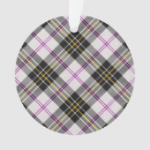 Tartan Macpherson Robe Blanc et Rouge Highland (devant)