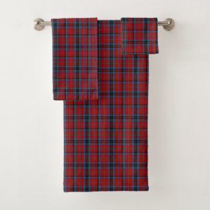 Tartan MacTavish rouge et bleu plaid