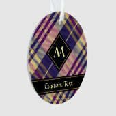 Tartan mauve, or et bleu (devant)