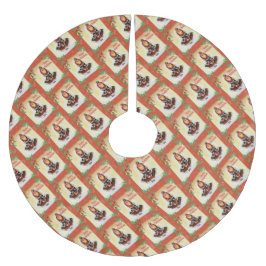  Tartan Meisje "Vrolijk Kerstfeest" Kerstboom Rok