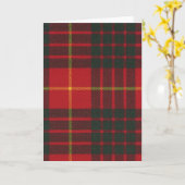 Tartan moderne de clan de Cameron de carte de (Fleur jaune)