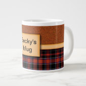 Tartan Mug personnalisé (Devant droit)