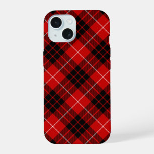 tartan Munro rouge noir carreaux