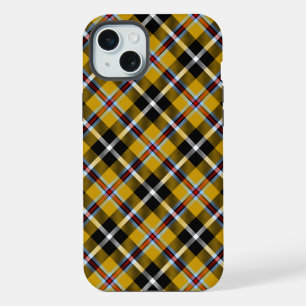 Tartan national cornique jaune et noir à carreaux