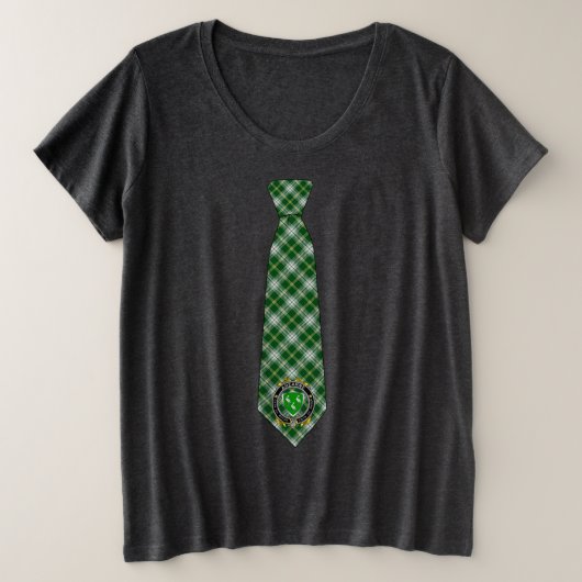 Tartan Necktie irlandais Ahearne/Aherne (Design devant)