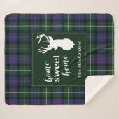 Tartan Noël Plaid Clan MacKenzie Personnalisé (Devant (Horizontal))