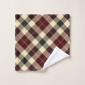 Tartan noir de Bourgogne (Gant de toilette)