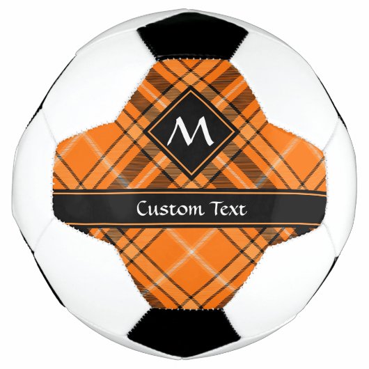 Tartan orange d'Halloween (Devant)