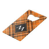 Tartan orange d'Halloween (Devant Angle)