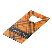 Tartan orange d'Halloween (Dos Angle)
