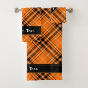 Tartan orange d'Halloween