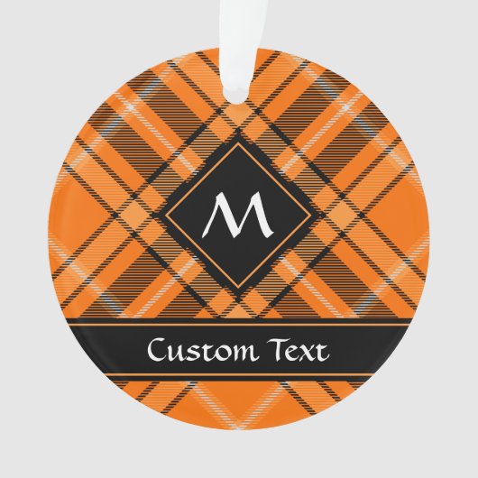 Tartan orange d'Halloween (devant)