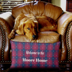 Tartan - Patriottisch - Rode Blauwe Witte Stars Kussen