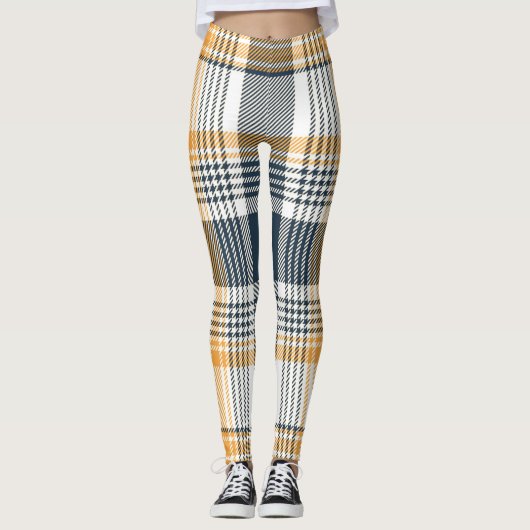 Tartan Patroon Leggings (Voorkant)