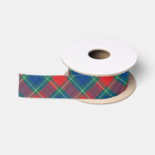 Tartan patroon rood groen blauw Schots geruit Lint