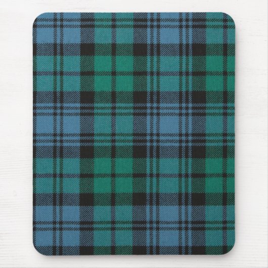tartan patroonweefsel Campbell Mousepad Muismat (Voorkant)