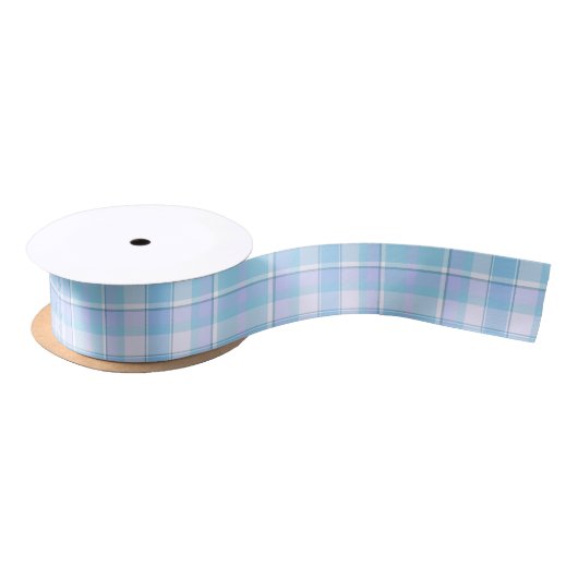 Tartan Pattern Blue and White ID210 Lint (Spoel)