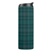 Tartan Pattern Fabric Thermal Tumbler Thermosbeker (Gedraaid links)