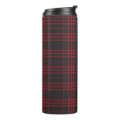 Tartan Pattern Fabric Thermal Tumbler Thermosbeker (Gedraaid links)