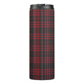 Tartan Pattern Fabric Thermal Tumbler Thermosbeker (Achterkant)
